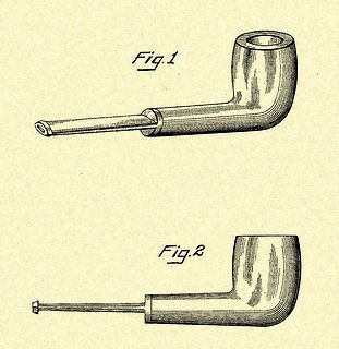 BARLING & SONS Smoking Pipe US Patent Print_J267