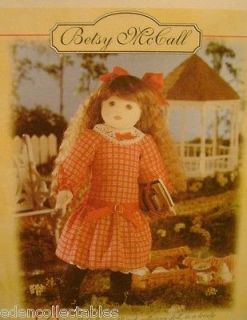 Sewing Pattern~Betsy McCall 18 Doll~Victorian School Dress~American