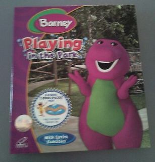 Barney Used VCD Playing in the Park 100% Real 99% New 2 Bonus Ep