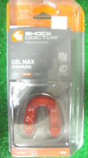 Doctor Gel Max Adult 11+ Strapless Basketball Mouthguard RED Free S/H