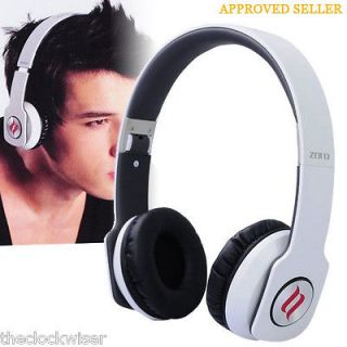 Zoro Professional Studio Headphones WHITE HD On Ear Genuine Solo Beats