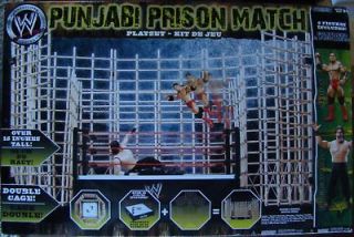 Prison Match Cage Ring Great Khali Batista playset Eliminiation new