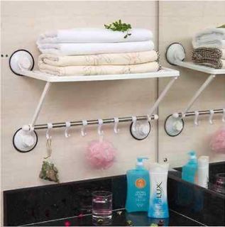REQUIRED! 2 in 1 Space Saver Bathroom Towel Bar and Shelf Rack
