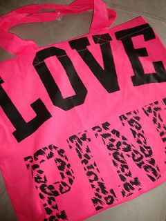 Victorias Secret Love Pink Beach Tote Bag Purse School gym satchel