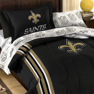 Newly listed 7pc NEW ORLEANS SAINTS FULL BEDDING SET   NFL Football