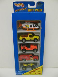 1994 Hot Wheels Baywatch 5 Vehicle Rescue Cars & Trucks Gift Pack