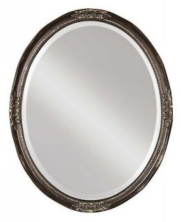 Oval Silver Leaf Bronze Vanity Bathroom Entry Mirror