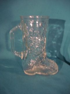 BEER GLASS NOVELTY DRINK GLASSWARE COLLECTIBLE COWBOY BOOT GLASSES