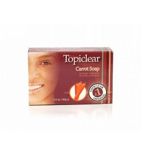 Topiclear Carrot Personal Hygiene Soap 3oz Cleanses impurities
