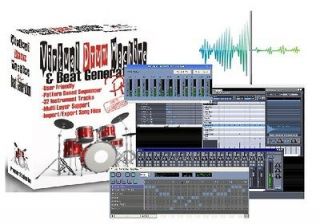 Digital Drum Mixer And Sequencer Software, Create / Mix / Export