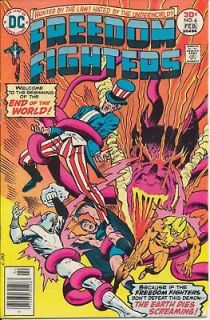 Freedom Fighters #6 FN 1977 Uncle Sam, Black Condor, Doll Man DC