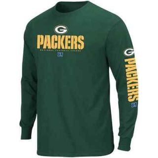 Green Bay Packers Primary Receiver II Long Sleeve T Shirt   Green