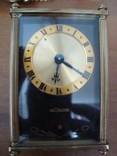 1950s LeCoultre 8 Day Musical Alarm Clock ~ Model #59 ~ Swiss Made