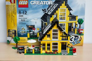 AWESOME LEGO CREATOR 4996 BEACH HOUSE * RARE DISCONTINUED 100%