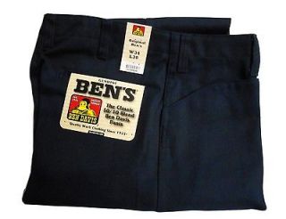 Ben Davis Original Classic 50 / 50 Blend Mens Twill Pants   NAVY (698)