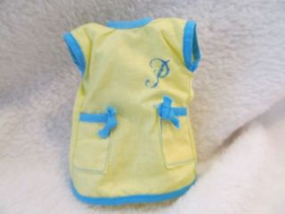 Vintage Tammy Pepper Doll Clothes Yellow monogrammed P Apron & Undies
