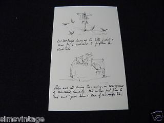 Beatrix Potter Postcard 7th page of the original letter from BP 1893