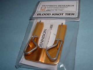 BLOOD KNOT TIER by Dennison Research Fly fishing Leader Tippet Leader