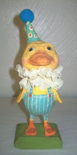 Bethany Lowe Ducky Party Hat Duck Figure Designed by Debra Schoch