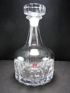 ORREFORS CRYSTAL SPIRIT DECANTER ART GLASS WITH TAGS NEVER BEEN USED