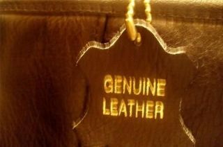 Heavy Genuine leather black Giani bernini crossbody flap bag nwot