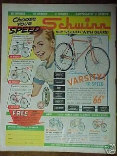Bicycles~Sierr a~Typhoon~Mark V Jaguar~Racer Boys Kids Bike Paper Ad