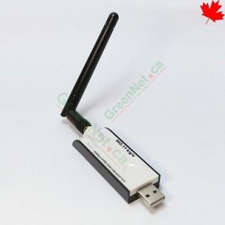 USB 2.0 WIRELESS N ADAPTER 150M Cordless ETHERNET WiFi CARD With