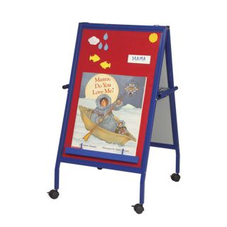 Best rite Magnetic Flannel Wipe off   Magentic Dry Erase Flannel Easel