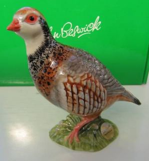 JOHN BESWICK HAND PAINTED CERAMIC FRENCH PARTRIDGE JBB20 NEW AND BOXED