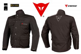 NEW   DAINESE EVO SYSTEM D DRY MEN TEXTILE MOTORCYCLE JACKET   BLACK
