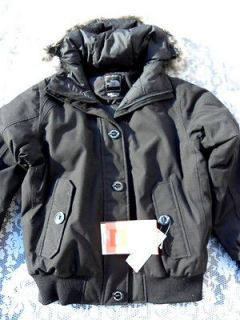 The North Face Brenda Bomber 600 Down Black Winter Snow Hooded Jackets