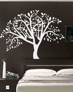 Big Autum Tree Leaves Nursery Vinyl Wall Art Mural Decal Sticker