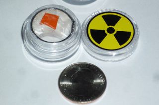 DIFFERENT Geiger Test Source & LEAD PIG   Fiestaware Chip