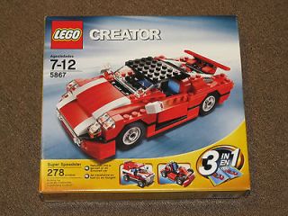 New Lego Creator Building Set 5867 Super Speedster Car Truck Go Cart