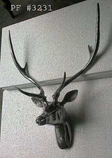 Large Metal Wall Mounted Stag Head/Deer/Buck /Home/Sculptur e