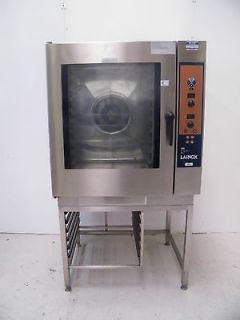 Lainox 10 grid natual gas combi oven on stand + self clean 2009 piri