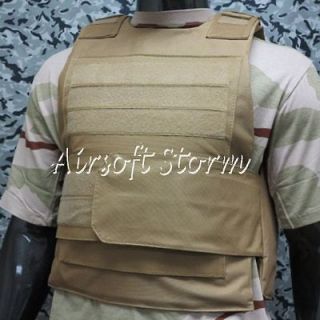 Black Hawk Down Body Armor Plate Tactical Carrier Vest Coyote Brown