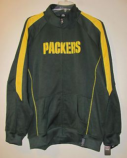 Big & Tall Green Bay Packers Warm Up Style Zip Jacket Mens Sz 2XLT