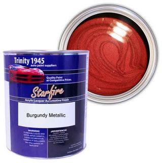 Newly listed 1 Gallon Burgundy Metallic Acrylic Lacquer Auto Paint