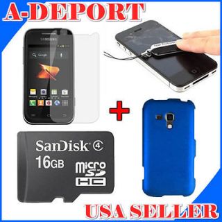 Card+Cleaner+Case+LCD protector For Boost Mobile Samsung Rush M830