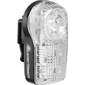Superflash Stealth LED rear bicycle red light 1/2 watt bright clip