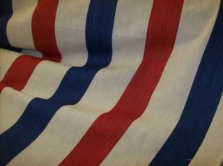 Linen Curtain Fabric with a Chunky Stripe Design   3 Different Colours
