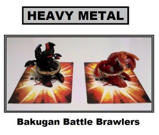 Rare Heavy Metal Bakugan Battle Brawler(Season  2)Select Darkus Or