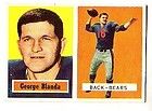 1957 Topps #31 George Blanda Bears Kentucky EX+