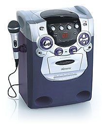 Karaoke CD/G Player with Mic, Cassette Recorder+Microphone ~Blue
