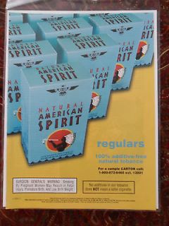 2003 Print Ad AMERICAN SPIRIT Natural Cigarettes ~ Regulars