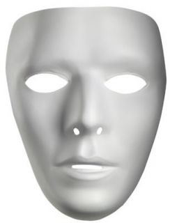 Blank Male Drama Mask Male Drama Costume Mask 10475