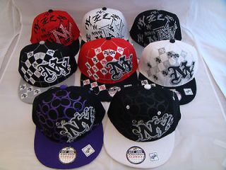 NEW YORK NY Baseball Cap Hat Designer Hip Hop Snapback Flat Peak