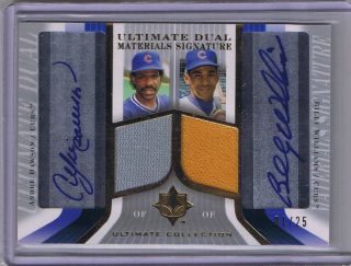 ANDRE DAWSON BILLY WILLIAMS 2004 ULTIMATE COLLECTION DUAL AUTO GAME