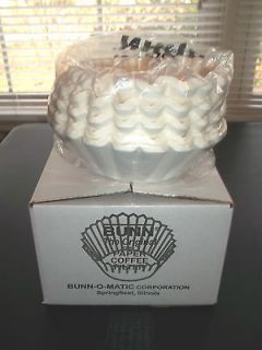 Bunn Coffee Filters, 12 Cup, 250 each, New In Box